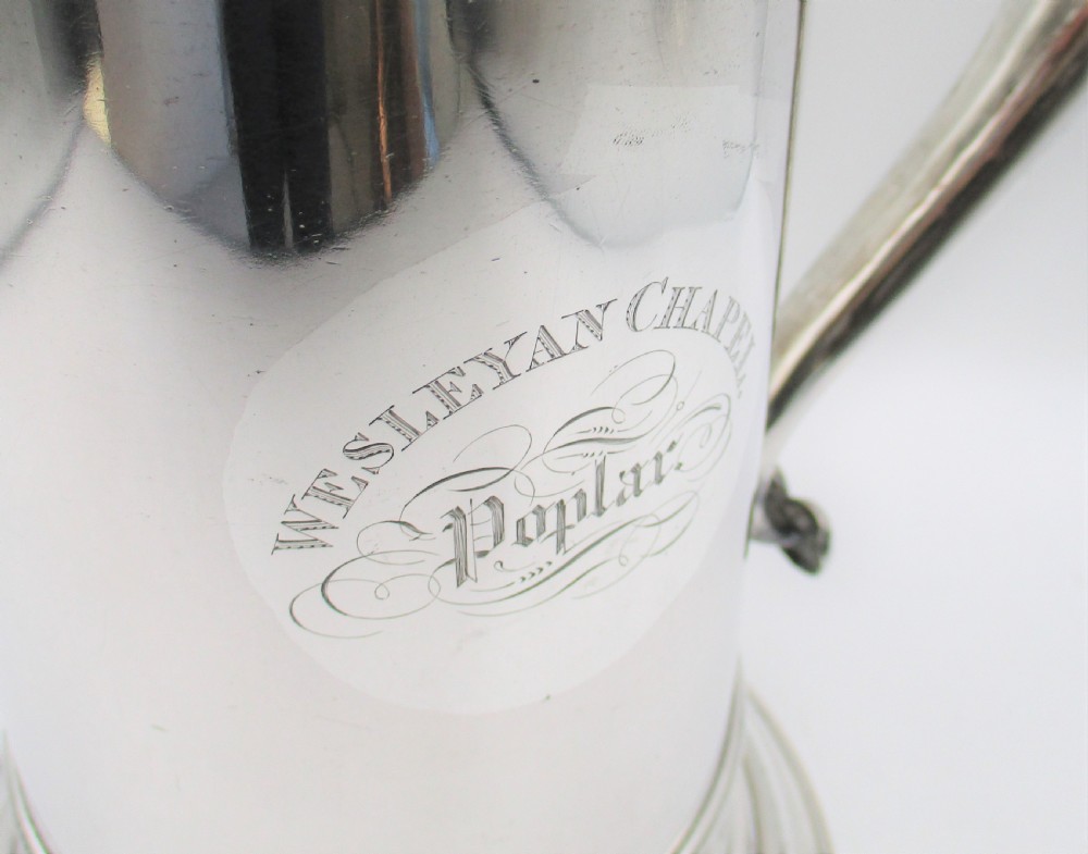An Old Sheffield Plated Communion Jug - Wesleyan Chapel Poplar View IV