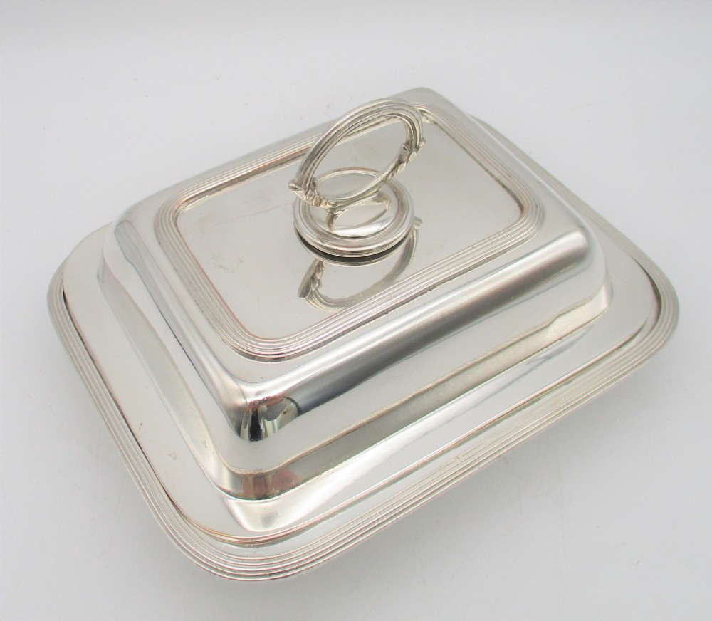 Unusual Small 19th Century Silver Plated Warming Dish View X