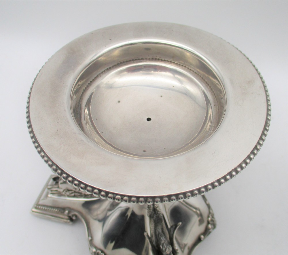 A Stunning Pair of Neo Classical Silver Plated Candlestands c1880 View IX