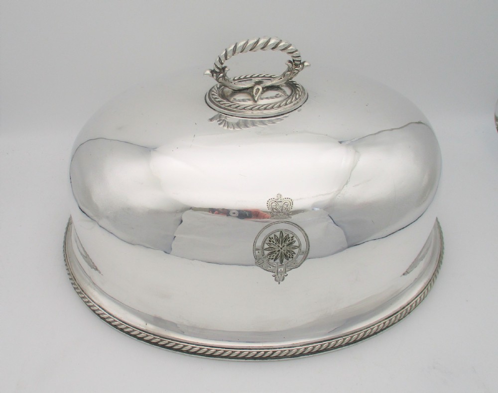 Fine 19th Century Silver Plated Meat Dome Elkington View II