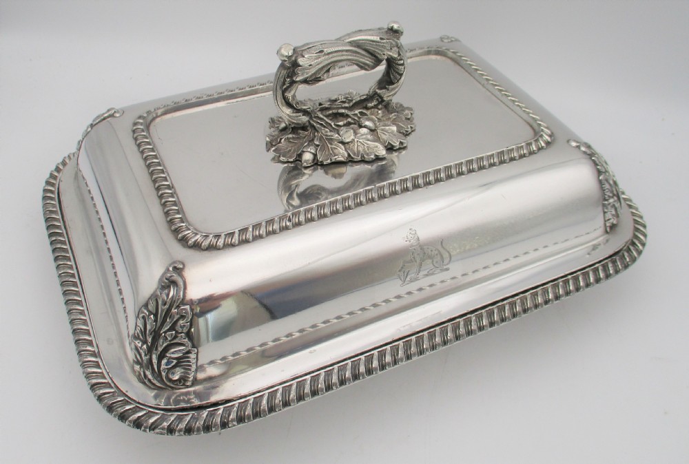 Fine Early 19th Century Old Sheffield Plated Serving Tureen - Crest View II