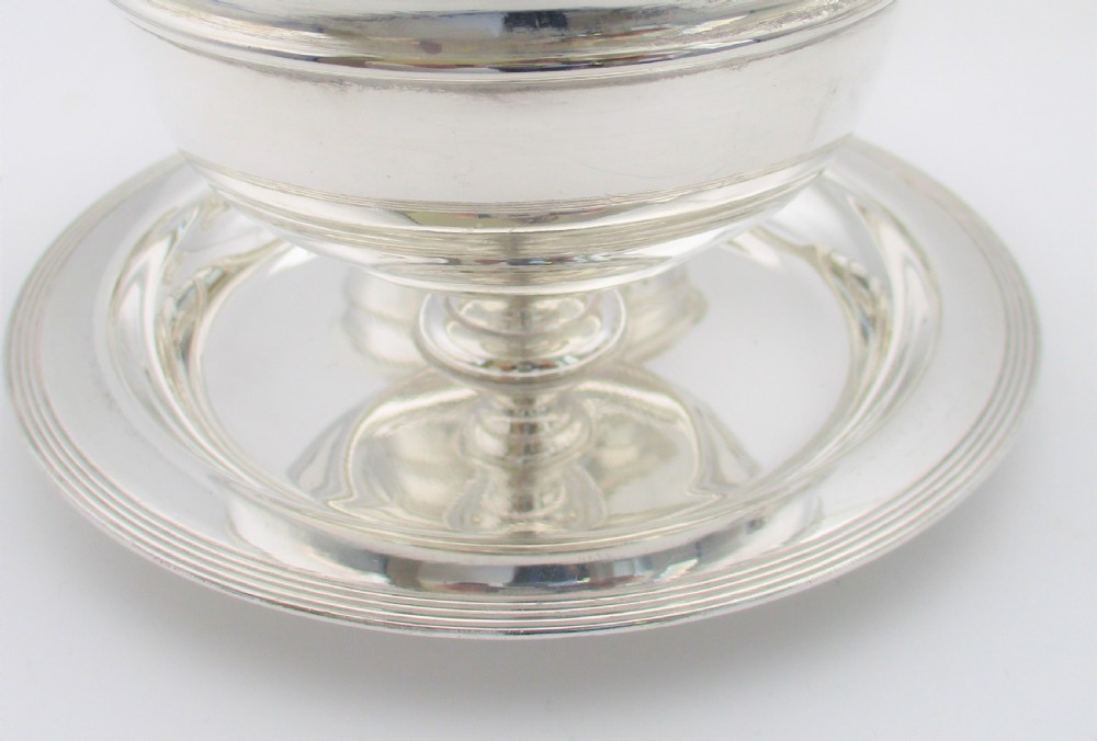 Fabulous Set of 6 Silver Plated Dessert Bowl c1900 View IV