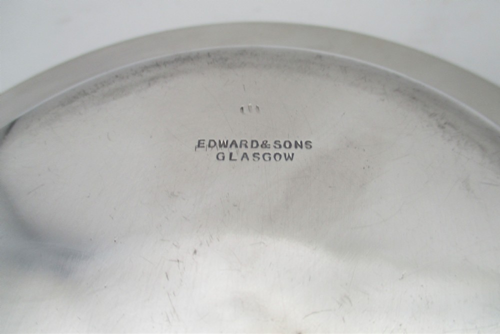 Fabulous Set of 6 Silver Plated Dessert Bowl c1900 View VII