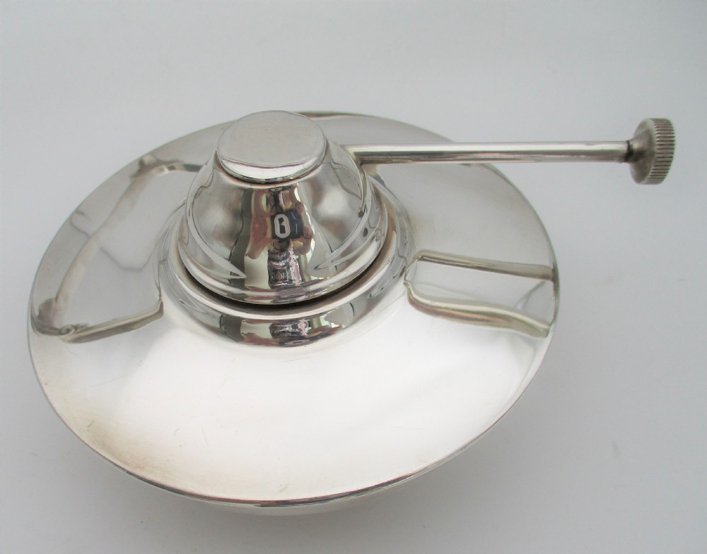 Fabulous Silver Plated Double Warming Stand with burner View VIII