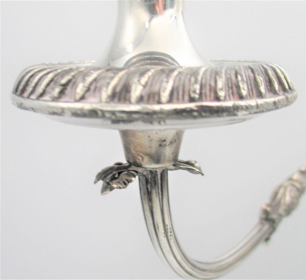 A Good Pair of 19th Century Silver Plated Candelabra View VII