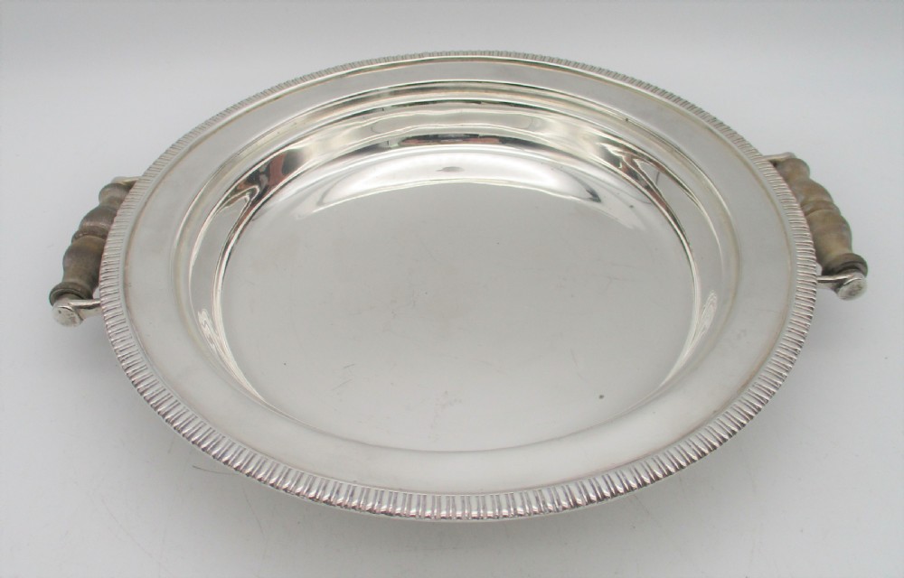 A Fine 19th Century Silver Plated Muffin Dish with Warming Tray View VI