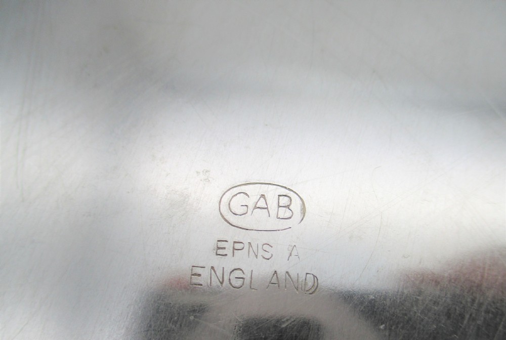 A Rare Set of 10 Silver Plated Dinner Plates View IX