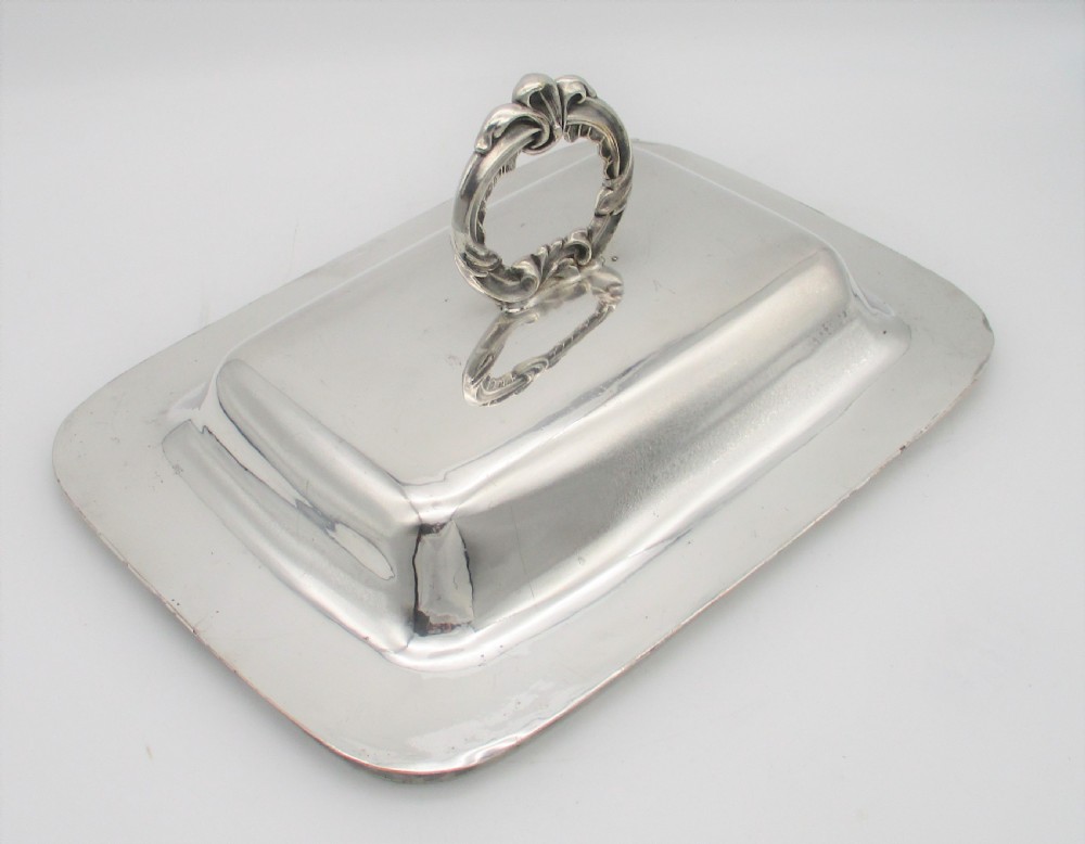 A Fine 19th Century Silver Plated Soup Tureen with Crest View X
