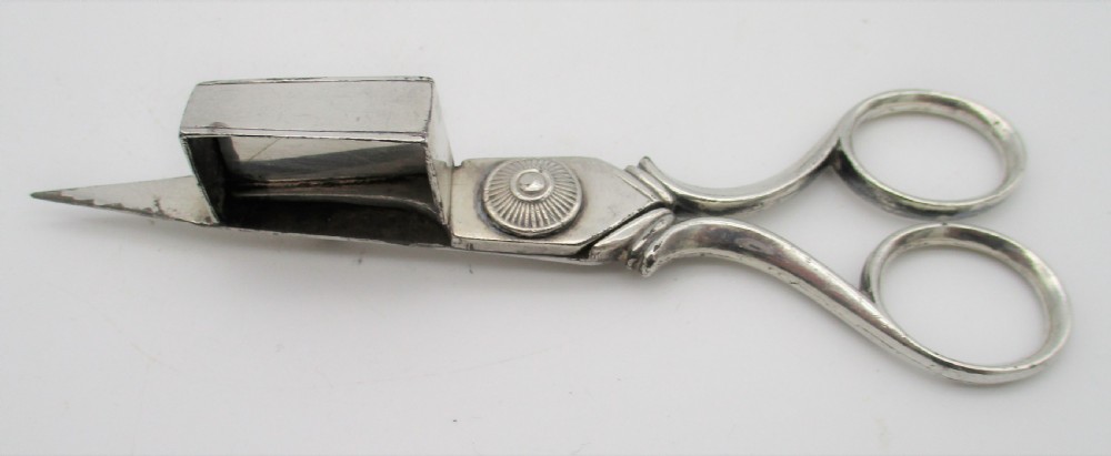 Matthew Boulton Old Sheffield Plated Chamber Candlestick with Snips View VI