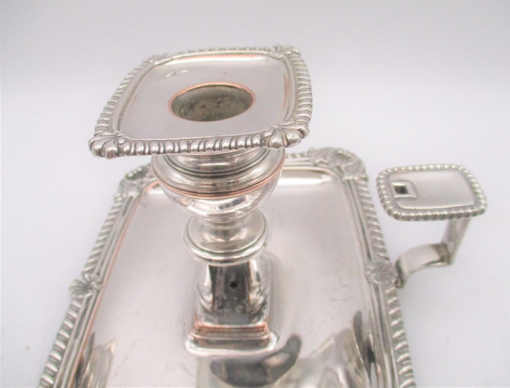 Matthew Boulton Old Sheffield Plated Chamber Candlestick with Snips View VII