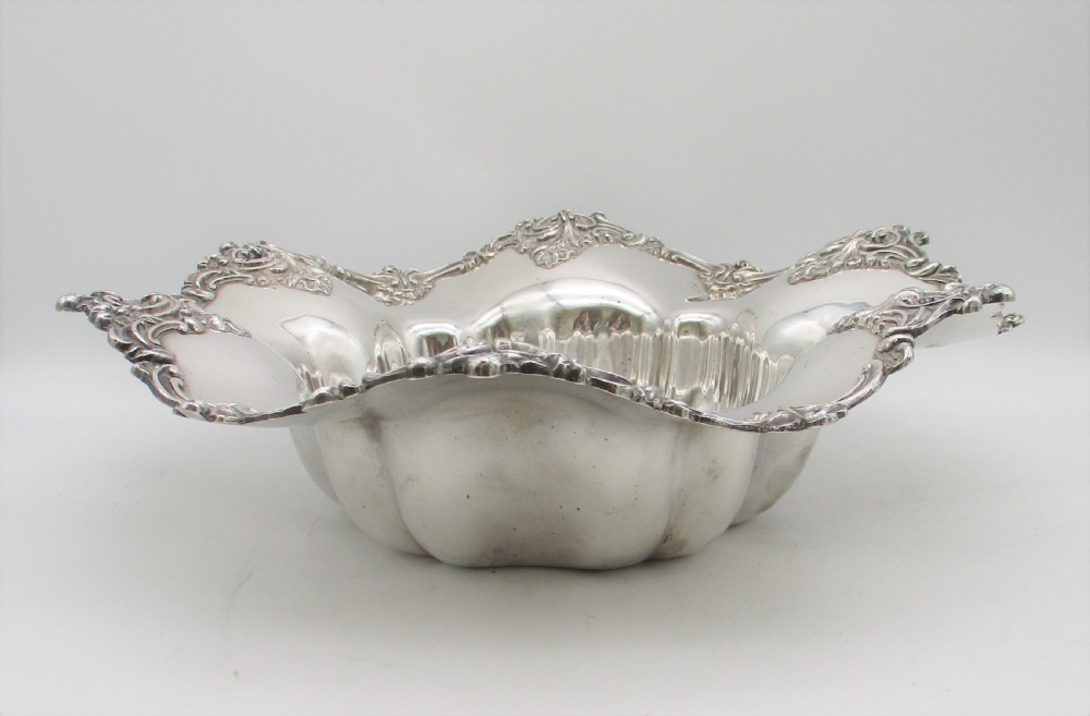 Stunning 19th Century Silver Plated Bowl / Bread Basket View VI
