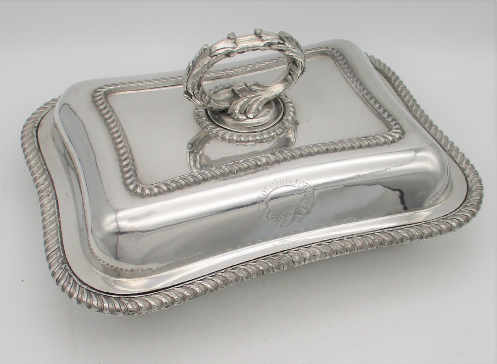 A Good Old Sheffield Plated Serving Tureen - HMS Conflict  View III