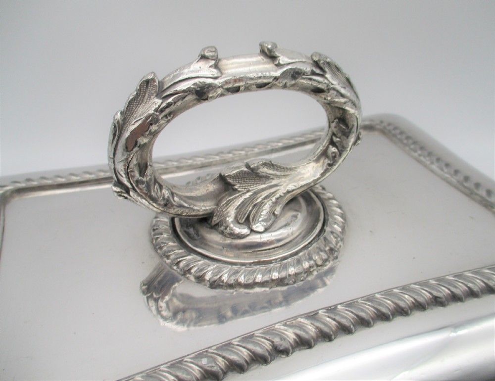 A Good Old Sheffield Plated Serving Tureen - HMS Conflict  View IV