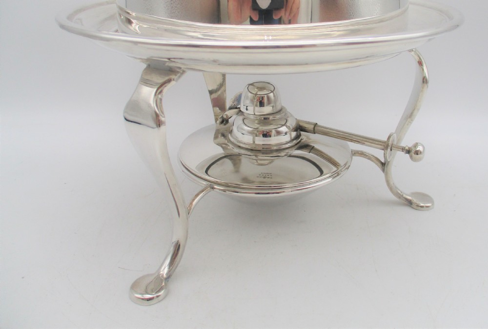Good Art Deco Silver Plated Spirit Kettle  View III
