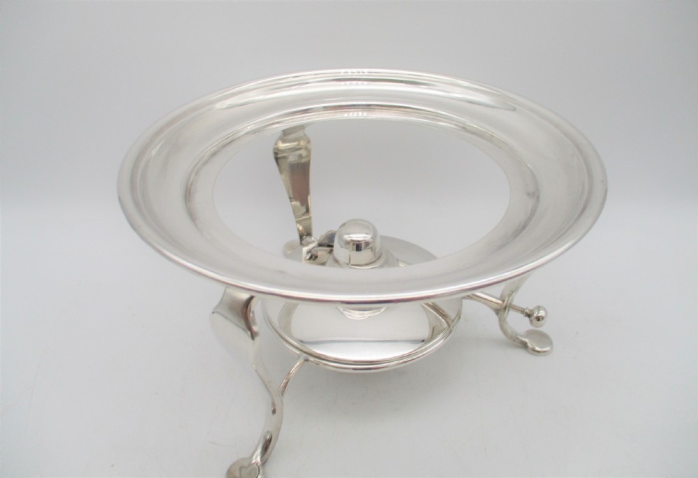 Good Art Deco Silver Plated Spirit Kettle  View V