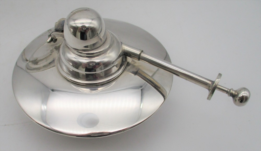 Good Art Deco Silver Plated Spirit Kettle  View VI