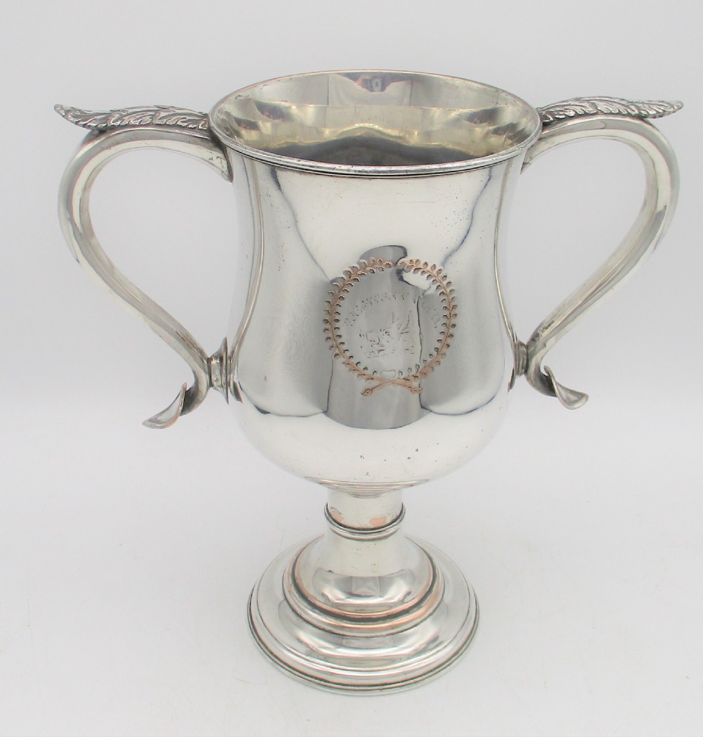 Old Sheffield Plated Loving Cup - Falstaff Club c1780