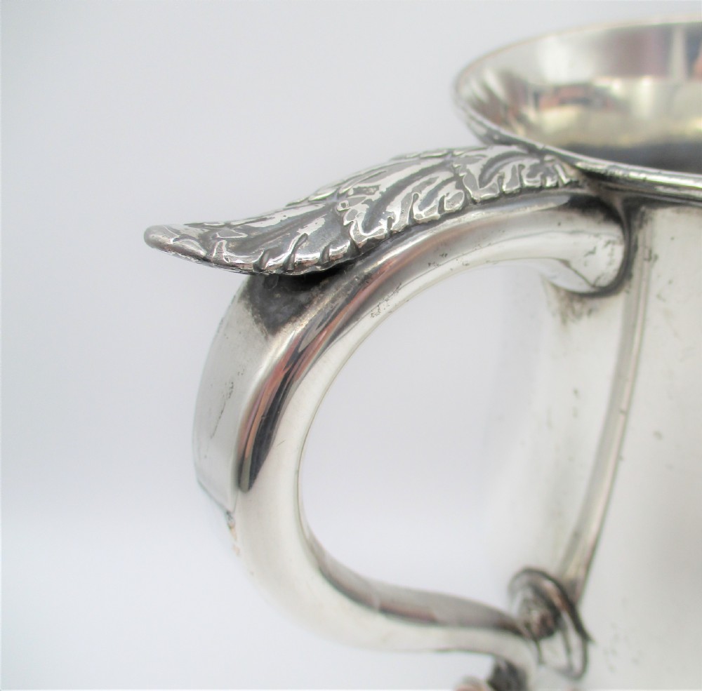 Old Sheffield Plated Loving Cup - Falstaff Club c1780 View III