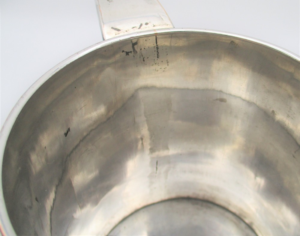 Fine Old Sheffield Plated Tankard c1780 View VII