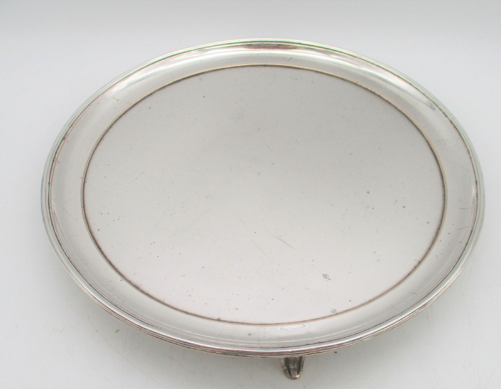 Morton & Co Old Sheffield Plated Card Tray c1785