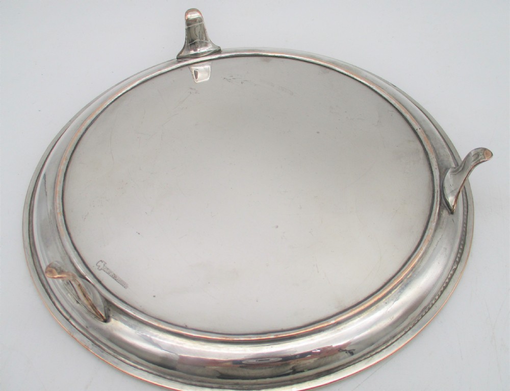 Morton & Co Old Sheffield Plated Card Tray c1785 View V