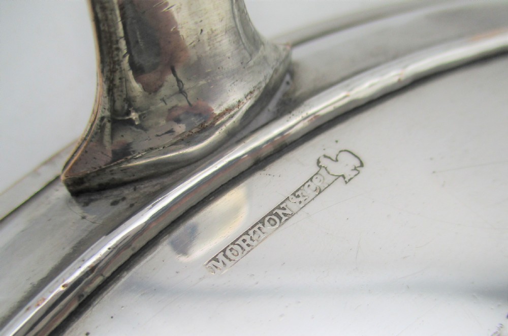 Morton & Co Old Sheffield Plated Card Tray c1785 View VI