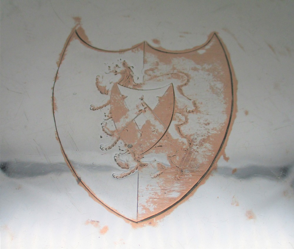 Very Large Circular Old Sheffield Plated Tray c1790 18
