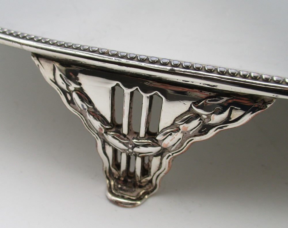 Very Large Circular Old Sheffield Plated Tray c1790 18