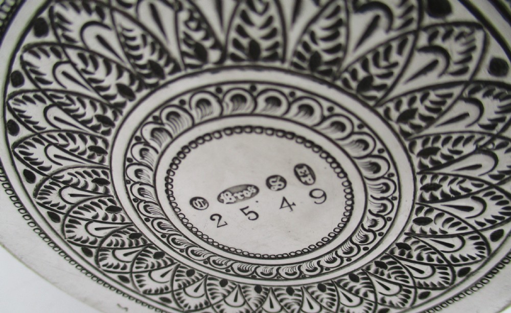 A Rare 4 Piece Silver Plated Tea Set - Zodiac Pattern View V