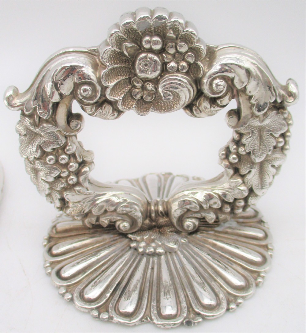 Unusual Square Old Sheffield Plated Tureen on Warming Stand c1820 View XII