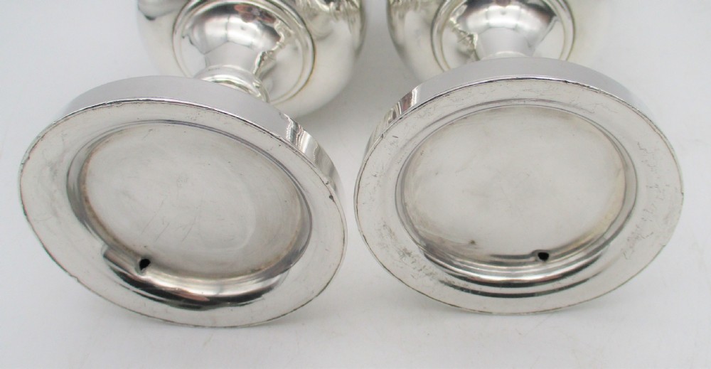 A Pair of Large 19th Century Silver Plated Communion Goblets View VII