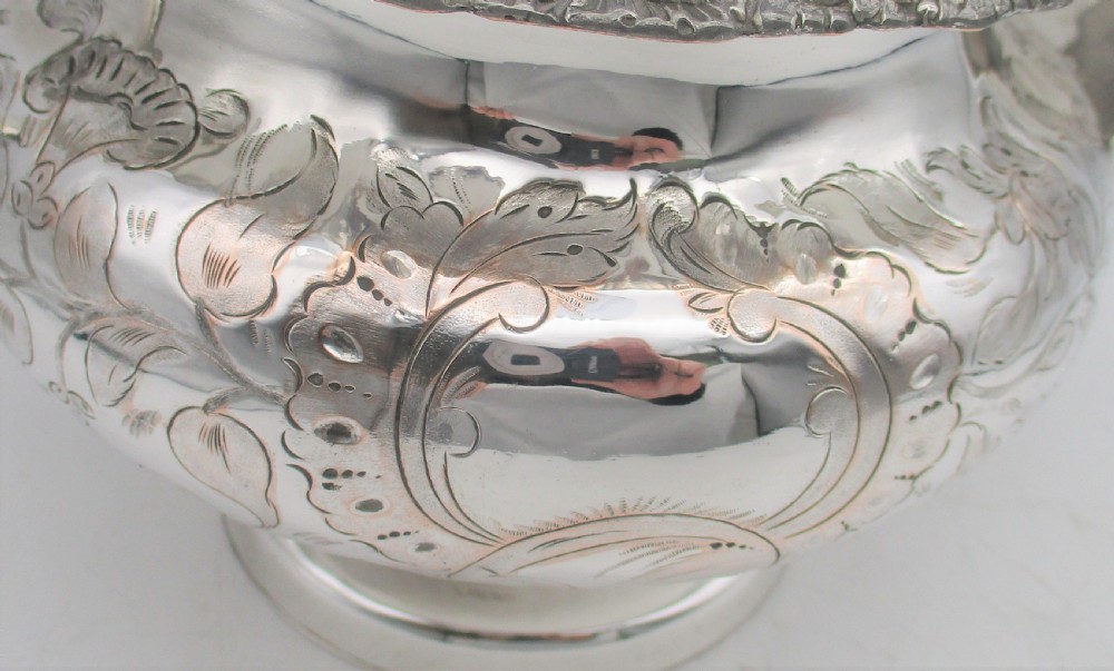 Fine Old Sheffield Plated Tea Set c1830 View V