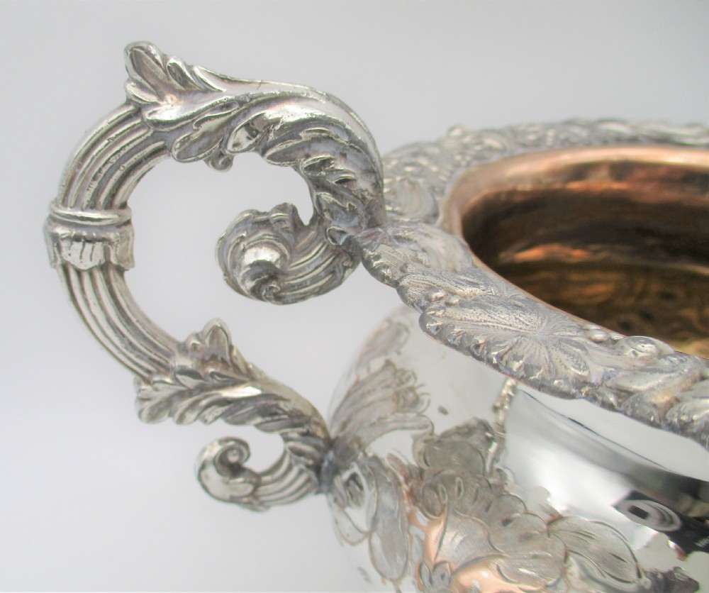 Fine Old Sheffield Plated Tea Set c1830 View IX