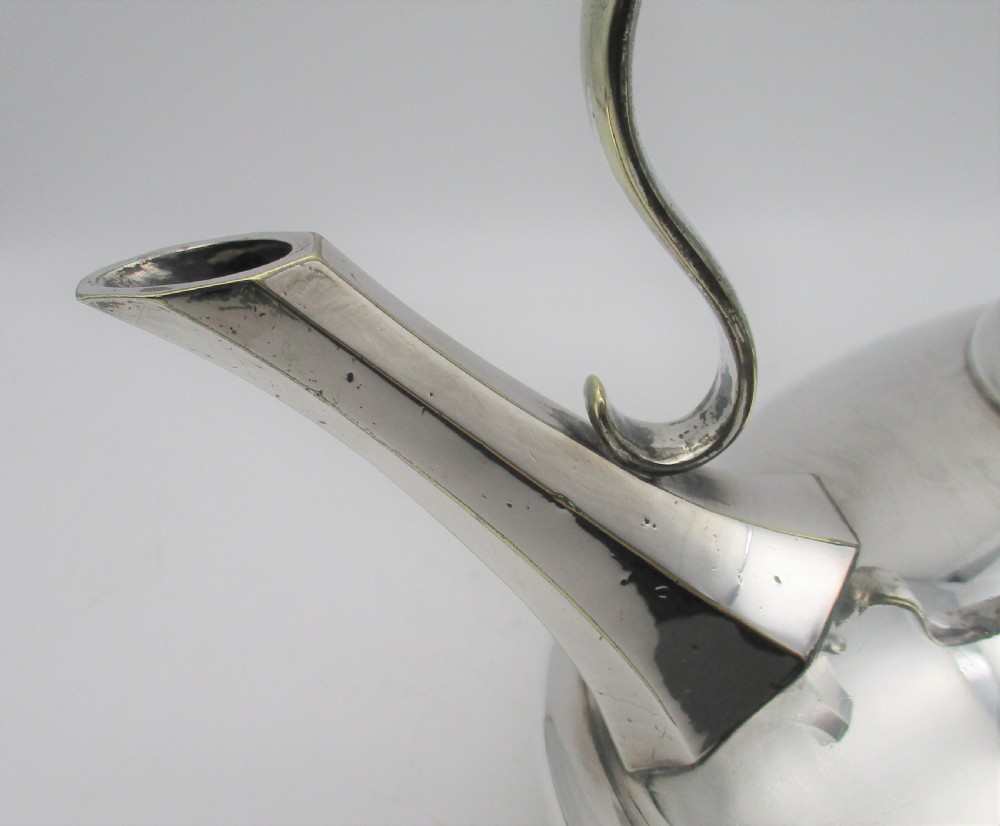 Fine 19th Century Silver Plated Crested Spirit Kettle View IX