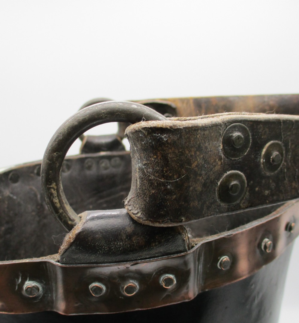 19th Century Leather Fire Bucket by Nobes & Hunt View VI