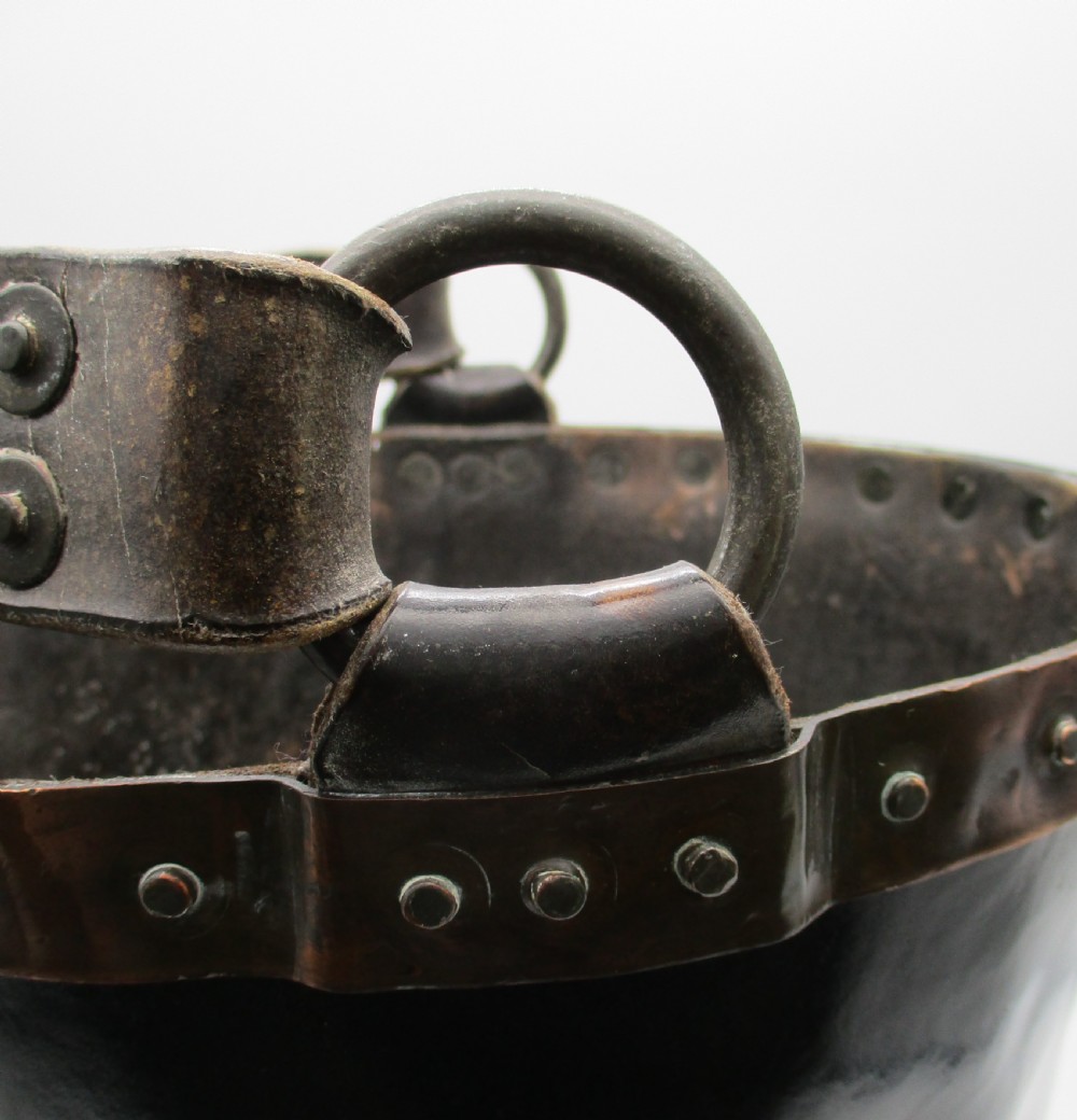 19th Century Leather Fire Bucket by Nobes & Hunt View VII