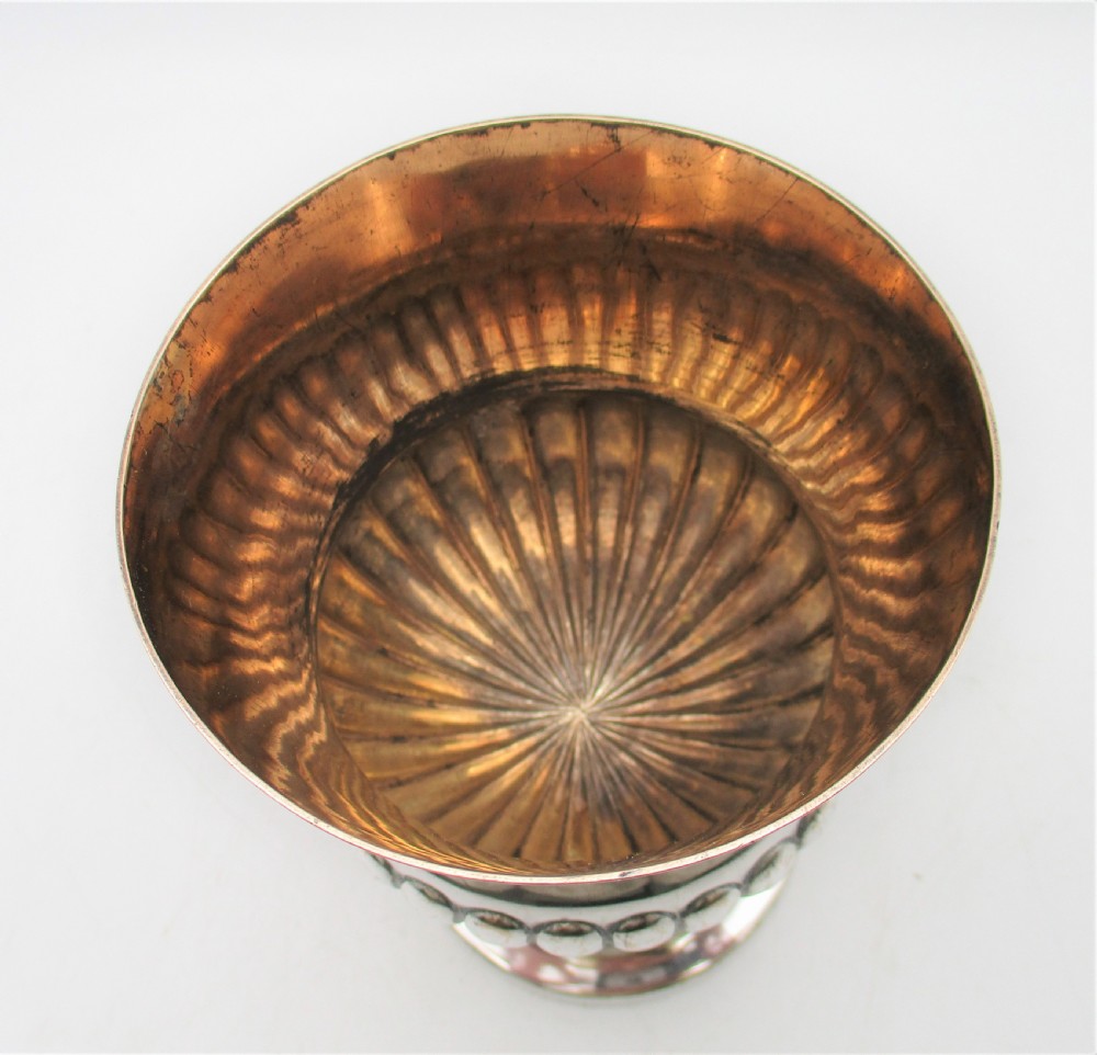 A Fine Old Sheffield Plated Wine Goblet c1810 View IV