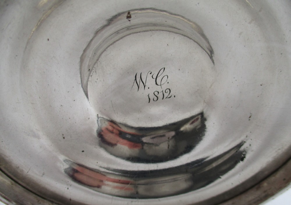 A Fine Old Sheffield Plated Wine Goblet c1810 View V
