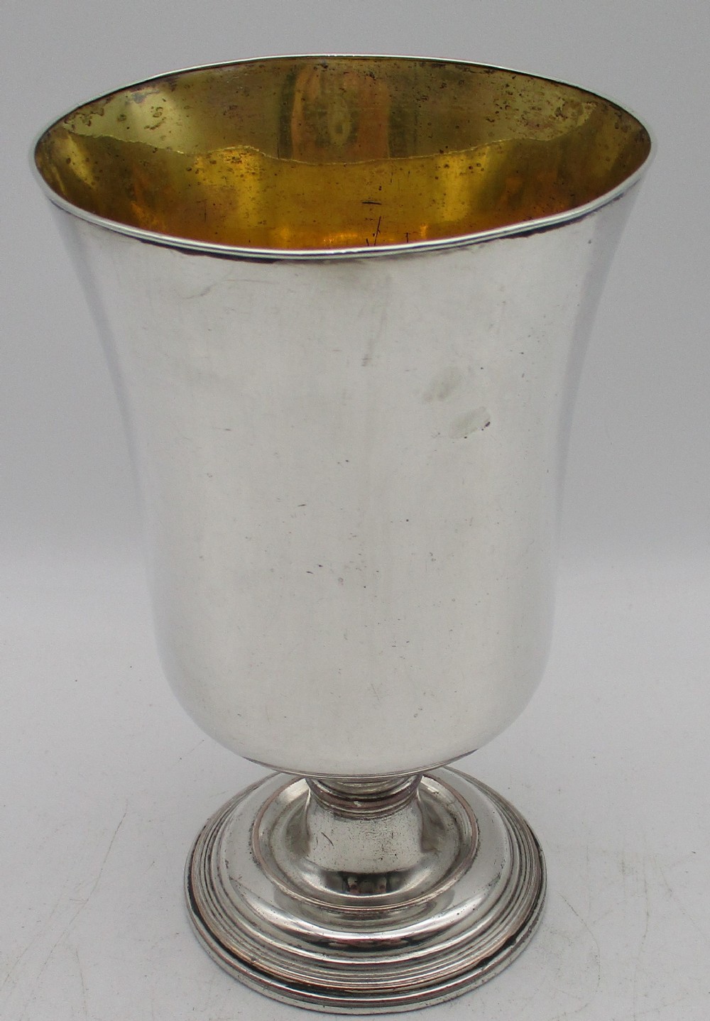 Fine Old Sheffield Plated Wine Goblet c1800
