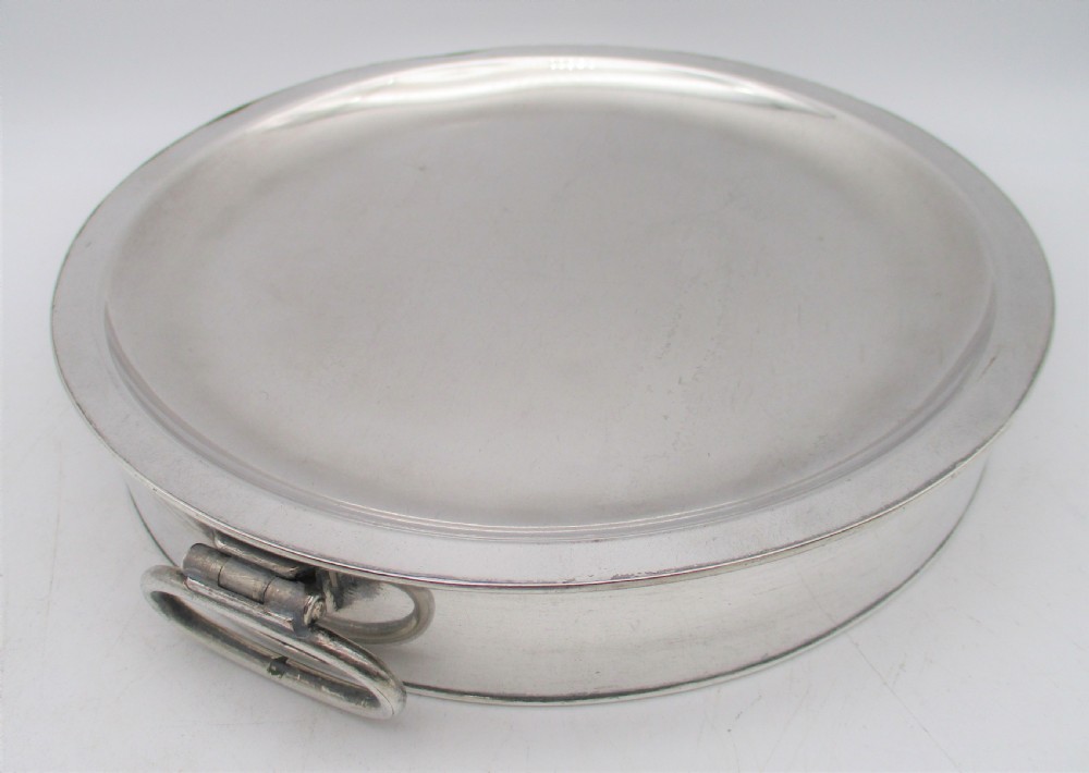 A Set of 3 Old Sheffield Plated Warming Plates c1800 View V