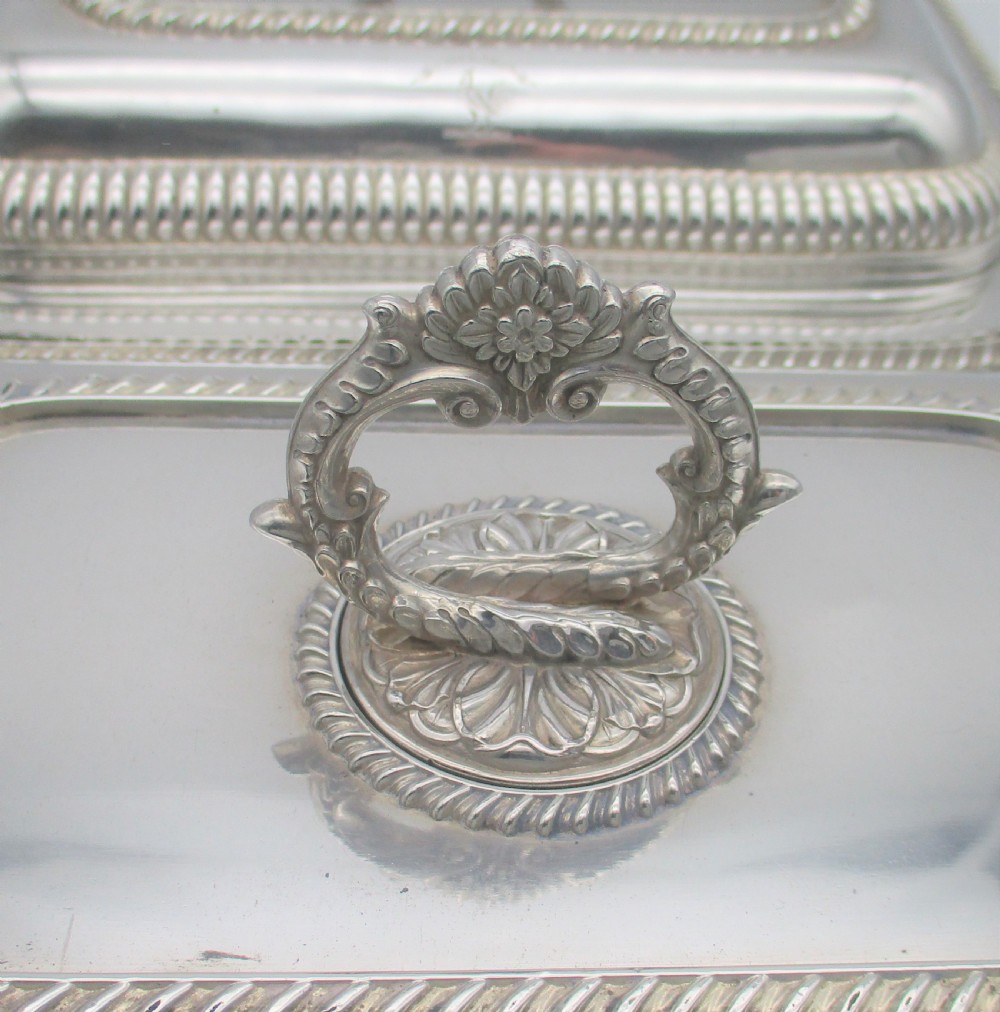 A Fine Pair of Old Sheffield Plated Tureens c1830 View II