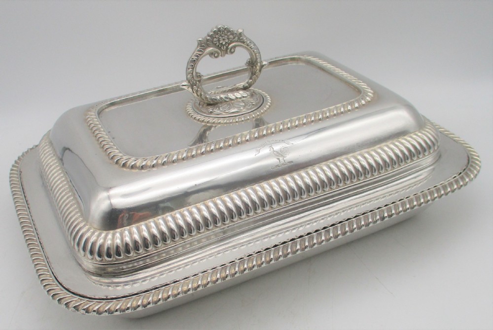 A Fine Pair of Old Sheffield Plated Tureens c1830 View III
