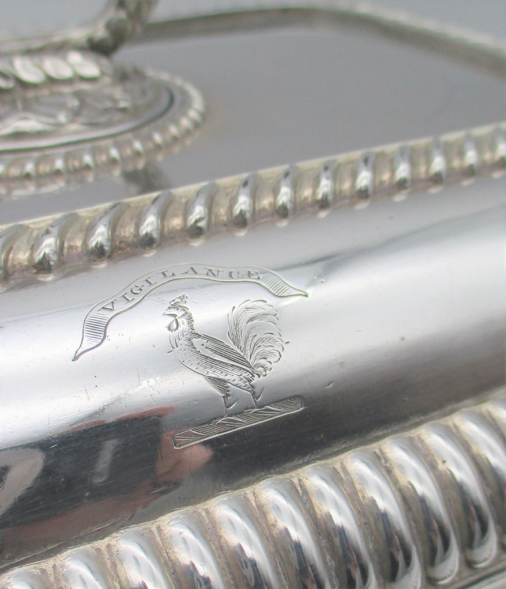 A Fine Pair of Old Sheffield Plated Tureens c1830 View IV