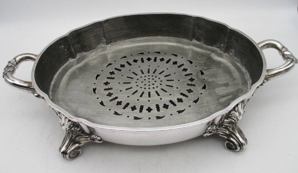 Fabulous Large Old Sheffield Plated Tureen on Warming Standing - Crested View VIII