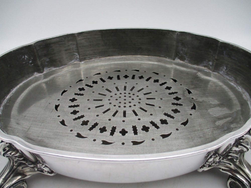 Fabulous Large Old Sheffield Plated Tureen on Warming Standing - Crested View IX
