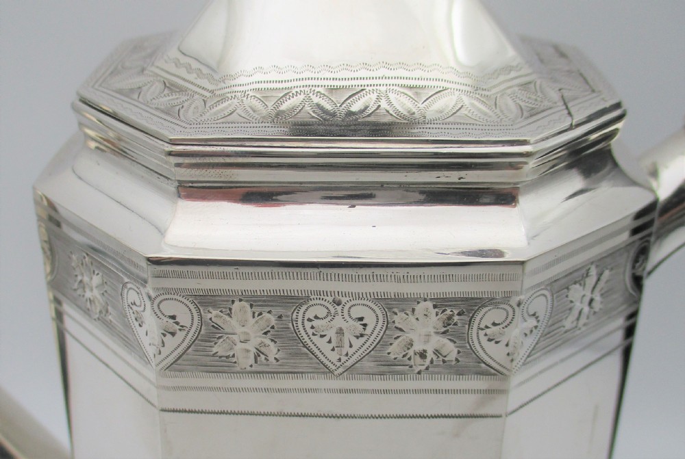 Fine 5 Piece Silver Plated Tea Set by Thomas Bradbury & Sons 1883 View VI