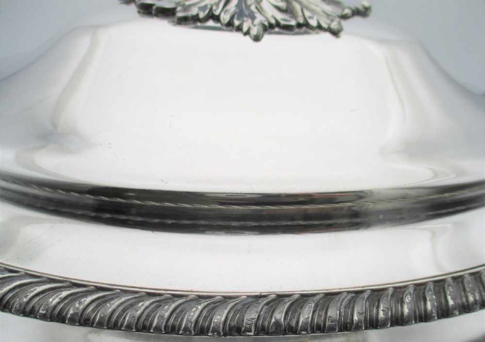 Fine Large Silver Plated Soup Tureen by Padley Parkin & Co View VI