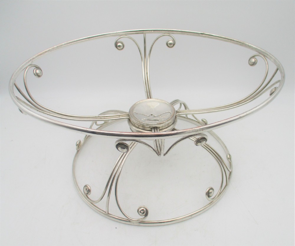 A Fine 19th Century Old Sheffield Plated Revolving Dish Ring View II