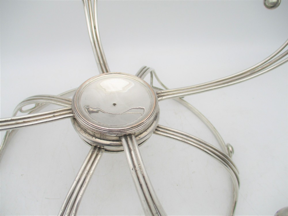 A Fine 19th Century Old Sheffield Plated Revolving Dish Ring View III