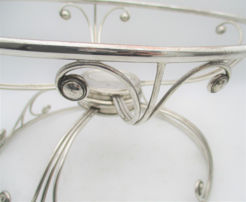 A Fine 19th Century Old Sheffield Plated Revolving Dish Ring View IV